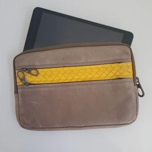 Ipad mini leather bag